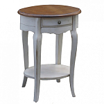 Тумба прикроватная овальная с ящиком Interiors Romance варинант исполнения - 1 | Loft Concept в Красноярске