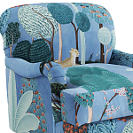 Дизайнерское классической формы на колесиках Trumann Armchair варинант исполнения - 3 | Loft Concept в Красноярске