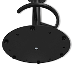 Барный стул вращающийся со спинкой и подлокотниками Douglas Rhombus Синий Велюр варинант исполнения - 7 | Loft Concept в Красноярске