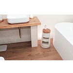 Керамический столик с деревянной столешницей "Пешка" варинант исполнения - 2 | Loft Concept в Красноярске