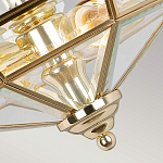 Потолочный светильник шестигранной формы с прозрачными стеклянным плафоном Elstead Lighting варинант исполнения - 11 | Loft Concept в Красноярске