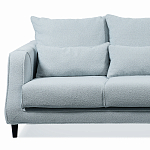 Диван Seldon с мягкими подушками голубое букле варинант исполнения - 4 | Loft Concept в Красноярске