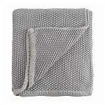 Плед из хлопка серого цвета Waffle Comfort варинант исполнения - 1 | Loft Concept в Красноярске