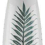 Настольная лампа овальная с тропическим принтом Stylized Aalm Leaves Motif варинант исполнения - 1 | Loft Concept в Красноярске