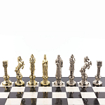 Шахматы Ренессанс с доской из натурального мрамора Decorative Thematic Chess варинант исполнения - 2 | Loft Concept в Красноярске