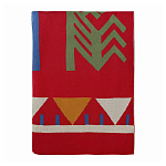 Плед хлопковый по мотивам чувашских орнаментов Ural and Siberian Patterns варинант исполнения - 5 | Loft Concept в Красноярске