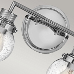 Бра для ванных комнат с прозрачным шарообразным плафоном из стекла с пузырьками на круглом основании Hinkley варинант исполнения - 20 | Loft Concept в Красноярске