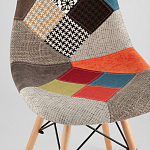 Стул с обивкой в технике пэчворк DSW варинант исполнения - 7 | Loft Concept в Красноярске