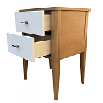 Тумба прикроватная с 2-мя ящиками Tasteful Furniture Light варинант исполнения - 2 | Loft Concept в Красноярске