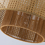 Подвесной светильник с абажуром из плтеного бамбука Light Inside the Cell варинант исполнения - 9 | Loft Concept в Красноярске