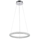 Кольцевая люстра с хрустальным декором Gilbertine Crystal Ring Chandelier варинант исполнения - 4 | Loft Concept в Красноярске