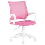 Офисное кресло с основанием из белого пластика Desk chairs Pink варинант исполнения - 1 | Loft Concept в Красноярске