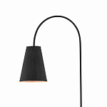 Торшер с изогнутым корпусом на бетонном основании Black Portland варинант исполнения - 1 | Loft Concept в Красноярске