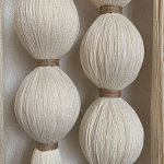 Панно на стену из хлопковых нитей White Morse Wall Hanging  варинант исполнения - 3 | Loft Concept в Красноярске