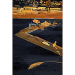 Кофейный стол с японским пейзажем Bohemia coffee table  варинант исполнения - 5 | Loft Concept в Красноярске