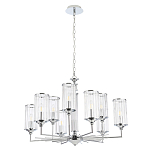 Люстра с 9-ю цилиндрическими стеклянными плафонами Jeanette варинант исполнения - 7 | Loft Concept в Красноярске