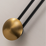 Бра с янтарным стеклянным диском и золотистыми акцентами Savio Glass Disc варинант исполнения - 3 | Loft Concept в Красноярске