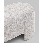 Банкетка Taks букле светло-серый варинант исполнения - 3 | Loft Concept в Красноярске