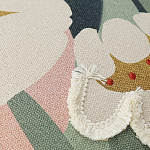 Подушка с цветочным принтом и кисточками Blooming Elegance Daisy варинант исполнения - 2 | Loft Concept в Красноярске