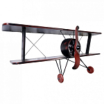 Полка книжная в виде аэроплана в стиле лофт FLY варинант исполнения - 1 | Loft Concept в Красноярске