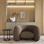 Дизайнерское полукруглое мягкое кресло CINNAMON Armchair варинант исполнения - 3 | Loft Concept в Красноярске