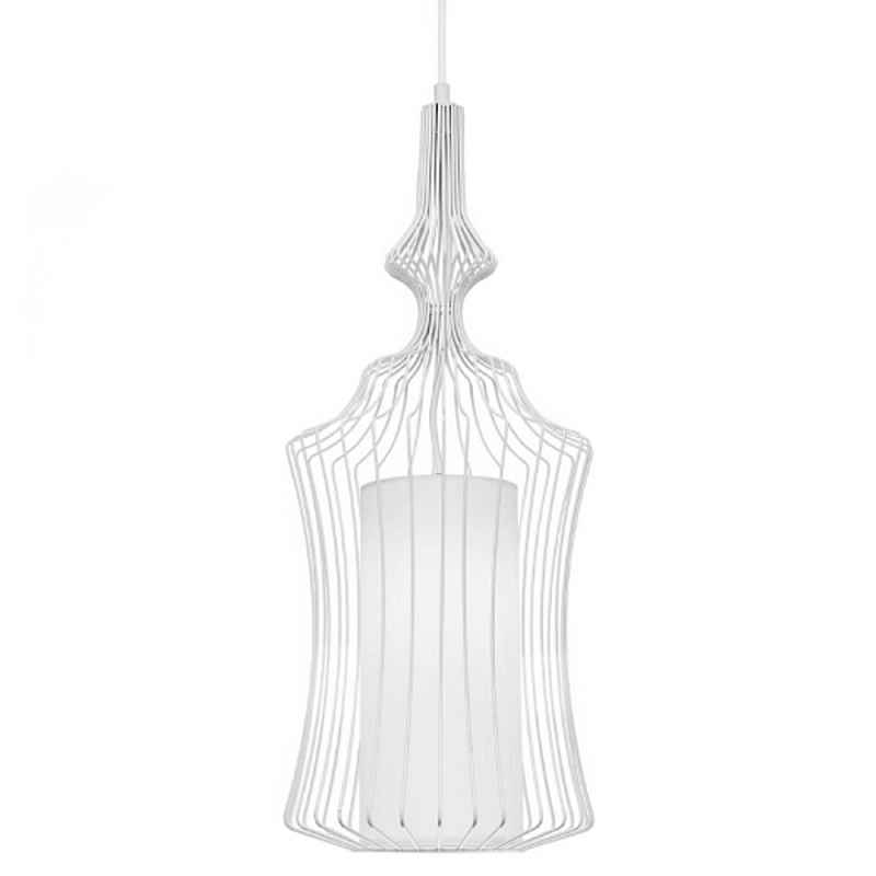 Подвесной светильник Wire Dream Pendant 4 Белый Белый Подвесной светильник Wire Dream Pendant 4 Белый Белый в Красноярске | Loft Concept