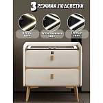 Умная прикроватная тумбочка c зарядкой для телефона Nightstand Smart варинант исполнения - 2 | Loft Concept в Красноярске