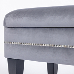 Мягкая банкетка с зоной для хранения Casket Grey варинант исполнения - 3 | Loft Concept в Красноярске