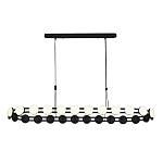 Люстра овальная с круглыми светодиодными источниками света Maxine Light варинант исполнения - 10 | Loft Concept в Красноярске