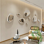 Абстрактная скульптура на стену в виде капли воды Water Outline варинант исполнения - 3 | Loft Concept в Красноярске