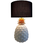 Настольная лампа с абажуром и декором в виде ананас Pineapple Black Lampshade варинант исполнения - 1 | Loft Concept в Красноярске