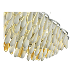 Люстра с подвесками в форме капель на серебристом каркасе Raindrop варинант исполнения - 4 | Loft Concept в Красноярске