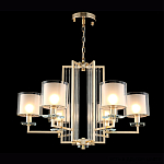 Люстра с 6-ю цилиндрическими плафонами из стекла Laurent варинант исполнения - 2 | Loft Concept в Красноярске