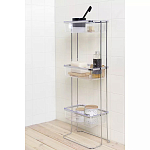 Полка напольная трехъярусная для ванной Bathroom Floor Shelf варинант исполнения - 1 | Loft Concept в Красноярске