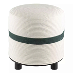 Пуф с плетеной светло-бежевой обивкой Serene Holidays варинант исполнения - 1 | Loft Concept в Красноярске