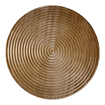 Журнальный столик с круглой фактурной столешницей из натурального дерева Vortex варинант исполнения - 2 | Loft Concept в Красноярске