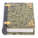 Шкатулка в виде книги из натурального камня змеевик Stone Casket варинант исполнения - 1 | Loft Concept в Красноярске
