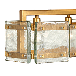 Люстра прямоугольная из толстого литого стекла Cast Glass варинант исполнения - 3 | Loft Concept в Красноярске