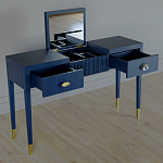 Туалетный стол - Трельяж Elsa Dreams Blue 120 см варинант исполнения - 2 | Loft Concept в Красноярске