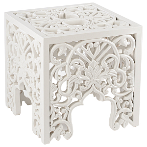 Приставной стол Side Table White lace