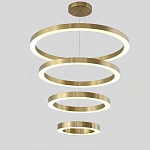 Люстра Light Ring Vertical Латунь варинант исполнения - 1 | Loft Concept в Красноярске