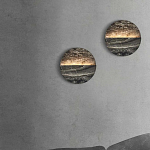 Бра в форме диска из керамогранита Eclipse of Celestial Bodies варинант исполнения - 5 | Loft Concept в Красноярске