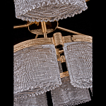 Люстра двухъярусная с текстурными овальными абажурами Splendor Palace Style варинант исполнения - 4 | Loft Concept в Красноярске