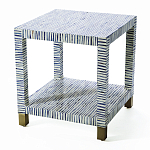 Тумба Прикроватная Snartoon Bone Inlay Bedside Cabinet варинант исполнения - 1 | Loft Concept в Красноярске