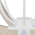 Подвесной светильник из дерева в форме сферы Eco Light варинант исполнения - 1 | Loft Concept в Красноярске