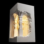 Встраиваемый в стену гипсовый светильник под покраску с колоннами и арками в античном стиле Antiquity Athena варинант исполнения - 7 | Loft Concept в Красноярске