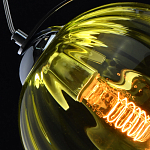 Подвесной светильник со стеклянном плафоном в форме бокала Kaleido варинант исполнения - 31 | Loft Concept в Красноярске