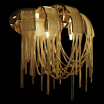 Бра с металиическими цепочками и дугообразными элементами Atlantis Chain варинант исполнения - 12 | Loft Concept в Красноярске