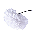 Изогнутый торшер с декором в виде перьев Plumage White Floor Lamp варинант исполнения - 2 | Loft Concept в Красноярске