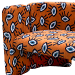 Акцентный Двухместный Диван Leela Оранжевый Орнамент варинант исполнения - 2 | Loft Concept в Красноярске